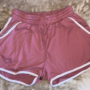 Soft Sleep/Workout Shorts - Rose Pink